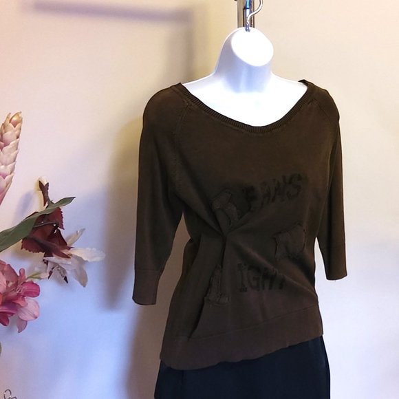 NWT Women’s Gray Lightweight 3/4 Sleeve Knit Cardigan Fall Winter Sweater 6 8 - Picture 8 of 8